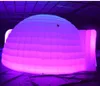 wholesale 10mD Inflatable Igloo Dome Tent with Air Blower(White, Two Doors) Structure Workshop for Event Party Wedding Exhibition Business Congress