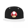 Casquettes de baseball Personnalisé Super Champignon Jeu Casquette de baseball Plat Skateboard Snapback Femmes Hommes Réglable Dessin Animé Hip Hop Chapeaux