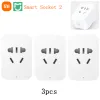 Controlla l'accensione e lo spegnimento dell'adattatore per prese remote wireless Bluetooth Xiaomi Mijia Smart Socket 2 con il telefono per l'APP Mihome