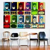 Pop Art Superhero Cartoon Canvas målning för vardagsrum barnrum väggkonst duk tryck affischer Unframed206J