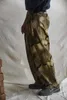 Męskie spodnie pustynne kamuflaż gurkha luźne dopasowanie z taktycznym klamrą w stylu wojskowym