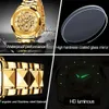 JSDUN Brand Luxury Automatic Mechanical Watches for Men Gold Dragon Watch Waterproof Fashion Unique Gift relogio masculino 240305