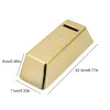 Boxes Gold Bar Coin Bank Decorative Gold Bullion Bar Piggy Bank Table Top Decor Piggy Bank Money Jar for Kids Children