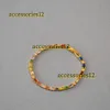 Bangle Chain Korean Version Design Sweet Fresh Brass Gold Plating Color Vermiculite Daily Simple Temperament Buckle Fine Bracelet Female Bracelet Jewelry 2024