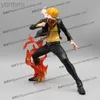 Figuras de brinquedo de ação 19 cm One Piece Vinsmoke Sanji Figura de ação Gk Demônio Vento Pés Estatueta Anime Coleção Pvc Modelo Estátua Boneca Brinquedo Infantil Presente ldd240312