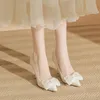 Womens Designer Sandals Wedding Dress Brides Shoes Party Shoes Banquet Shoes Lace French High Heels White Large Slim Heels With Shoebox Heel Height 9cm size 35-43