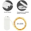 Strängar marknadsföring! 20 Pack LED Fairy Lights Battery Operated 3,3ft Copper Wire Warm White Firefly Jar Waterproof
