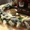 装飾花季節の人工クリスマスガーランドパインサイプレス緑の休日屋外冬の装飾