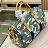 24SS Damen Luxus Designer Camouflage Totes Klassische Blumen Taschen Handtasche Shouder Crossbody Damenhandtaschen mit Original Metallbeutel Geldbörse Pochette