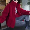Kadın Kürk 2024 Kış Standı Yakası İki Taraflı Kadife Kalın Sıcak Sahte Sahte Satıcı Bayanlar Günlük Moda All Maçlı Dış Giyim Kadınlar hırka ceket