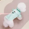 Camisa para cachorro de estimação, camiseta para cachorro de estimação, roupas para animais de estimação, primavera e verão, nova camisa pontilhada