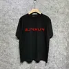 Uzun vadeli moda marka mor marka t shirt kısa kollu tişört gömlek jtzf