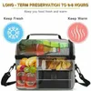 Dinnerware Fashion Portable Insulation Bag Lunch Storage Kids Large Men Adult Box Foods Insulated