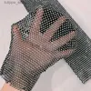 Protective Sleeves Sexy Shiny Fishing Net Arm Sleeve For Women Summer Thin Long Breathable Club Music Party Glove 231220 L240312