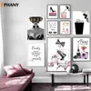 Schilderijen Mode Prints En Posters Sexy Hoge Hakken Vrouwen Wall Art Cover Tijdschrift Canvas Schilderij Parfum Meisjes Kamer Decor Pictur244o