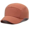 Bola bonés 2024 verão mulheres homens boné de beisebol sólido snapback curto borda sunhat hip hop chapéus ajustável versátil moda pai chapéu