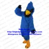 Trajes de mascote azul longo pele águia falcão Tercel Tiercel Falcon Vulture mascote traje personagem de desenho animado como lembrança campanha popular Zx530