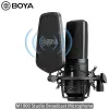 Микрофоны BOYA M1000 BYM1000, конденсаторный микрофон для записи, профессиональный студийный микрофон для вещания, видеоблог, игровой вокал, пение в прямом эфире