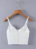 Women's Tanks 2024 Summer Fashion Sexy Lace Vintage Bow Camisole Casual Slim Elastic Folds Solid Color Crop Tops For Women