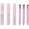 4in1 Eyeliner Lip Liner Eyebrow Pencil Highlighter Pen Privat etikett Lying Silkworm Waterproof Drable Brow Makeup Pencil 240305