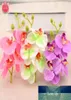 Dekorativa blommor kransar Silk Artificial Orchid Bouquet For Home Wedding Party Decoration Cymbidium Scrapbooking Supplies Orch5057714