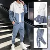 Tracksuits masculinos 2021 primavera e outono casual terno calças com capuz jogging local original treinamento esportivo3196