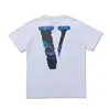 VLONE T-shirt Big "V" TsgirtMen's / Women's Couples Casual Fashion Trend High Street Loose HIP-HOP100% Cotton Printed Round Neck Shirt US SIZE S-XL 1550