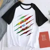 Kvinnors t-shirt portugal tshirt par kläder tryck harajuku kaii vintage vit t-shirt t-shirt estetik l24312