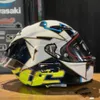 Casco de motocicleta de cara completa Pista GP RR título mundial 2003 manos visera antiniebla hombre montando coche motocross casco de moto de carreras