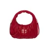 2024 New Fashion Miui Shoulder Bag Mattilas Bowling Women's Hobo Handbag Cross Body Makeup Bag Men's Designer leather Clutch