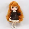 ICY DBS BLYTH DOLL BJDジョイントボディオレンジヘアマットフェイス16おもちゃBL0145 30cmガールギフトアニメ240304