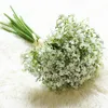 16 Stück künstliche Blumen Baby's Breath Fake Flower Gypsophila für Hochzeit Zuhause Herbstdekoration Kunststoff Blumenstrauß Y0104223V