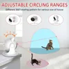 Laser automático gato brinquedos interativos robô inteligente filhote de cachorro cão gatinho brinquedo teaser elétrico recarregável gato laser brinquedo para animais de estimação suprimentos 240229