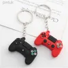 Nyckelringar Lanyards Videospel HANDEL Keychain Game Controller Simulering Toy Model Key Chains Game Fans Key Rings Party Giver Charms LDD240312