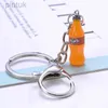 Keychains Lanyards 1pc Fashion Handmade Alloy Lobster Clasp Beverage Cola Dricks Bottle Acrylic Charms Keychains Key Ring for Bag Car Pendants LDD240312