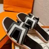 H schoenen slippers dragen sandaal h sandaal oran slipper h slipper designer dames zomer platte bodem fasie slip sandalen Koreaans beach toerisme één woord 679