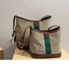 Hobo Sac à épaule Embrayage Designer Sac à bandoulis Crossbody Sacs de toile Impression de poche interne Pocket Pocket High Quality Adjustable Strap Hasp Hasp Hands