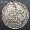 5 Stück Mexiko alte Adlermünzen 1882 8 Reales Kopie Münze Kupfer Geschenk Kunst Sammlerstück300w