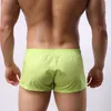 Sous-vêtements Sous-vêtements Hommes Boxers Sexy Couleur Pure Boxer Vêtements Shorts Renflement Respirant