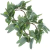 Guirlande de fleurs décoratives, anneau d'eucalyptus, couronnes, petite Mini pour bougies