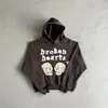 Broken Planet sweatshirt schuim schedel liefde gedrukte letters mode hiphop mannen en vrouwen losse hoodie warm sweatshirt