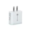 Tillverkare QC3.0 Väggadapter Snabbladdning 5V3A Laddningshuvudmätare 6 Original Mobiltelefon Flash Charging Head White White