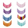 Party Decoration Wedding Satin Ribbon Bunting Banner Tassel Garland Po Prop