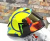 Full Face Motorcykelhjälm Pista GP RR Rainbow Anti-Fog Visor Man Riding Car Motocross Racing Motorcykel hjälm