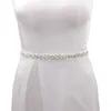 Crystal rose en gros Crystal perle perle Bridal Sash Ribbon Ribbon Rise de mariage Bourses 2516
