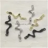 Charms Collectie 35X11Mm 100 Stuks Zinklegering Geometrie Connectors Voor Handgemaakte Ketting/Oorbellen Diy Onderdelen Sieraden bevindingen Componenten Dr Dhgai