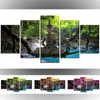 framed framed Seat Buddha Canvas Wall Art Print Modern Abstract Zen Art Painting Home DecorationColorgreenオレンジパープルサイズ4267D