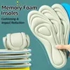 5 Pairs Memory Foam Insoles for Shoes Womens Sweat Absorption Massage Sport Insole Feet Orthopedic Sole Accessories Pads Men 240304