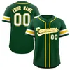 Kişiselleştirme Özelleştir Beyzbol Jersey Takımı Gömlek Baskı Kişisel Adı Numara Numarası Hip Hop Giyim Beyzbol Erkekler/Kadınlar/Çocuk Gömlek 240305