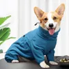 Cappotto invernale per cani Morbido pile Pullover Pigiama Pet Antivento Caldo Freddo Giacca Gilet Accogliente Tutina Tuta Abbigliamento Completo 240226